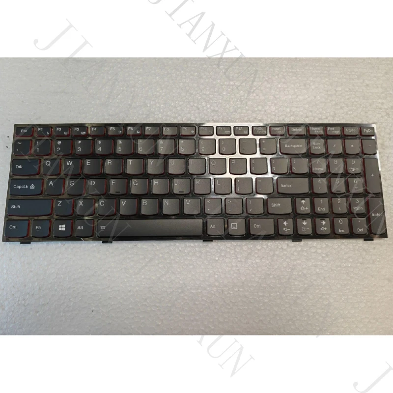 Teclado para ordenador portátil V+US para Lenovo Ideapad Y500 Y500N Y510 Y510p con retroiluminación