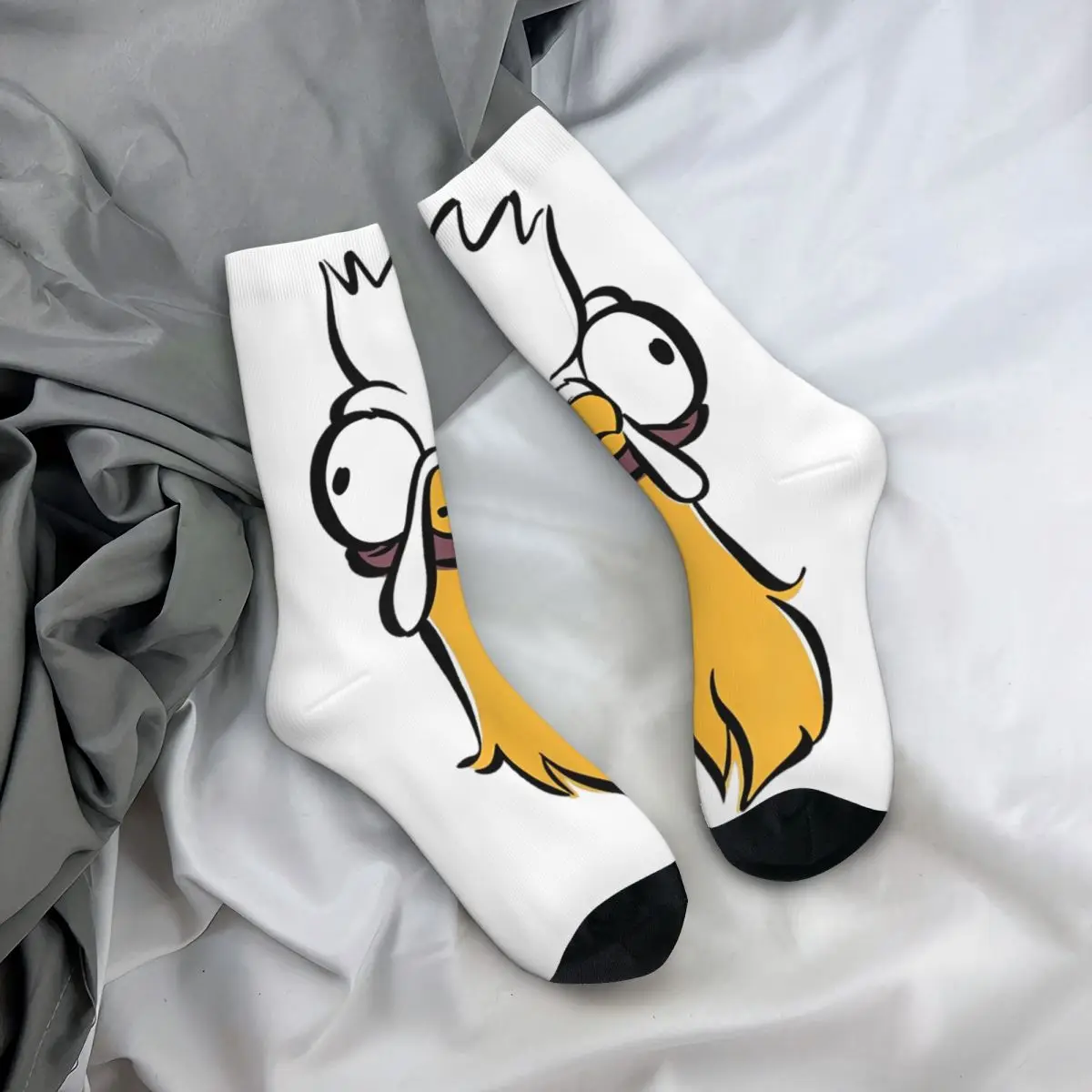 Moana Hei Hei Big Face Sketch Portrait Socks Men Women Funny Happy Socks Spring Summer Autumn Winter Middle Tube Socks Gift