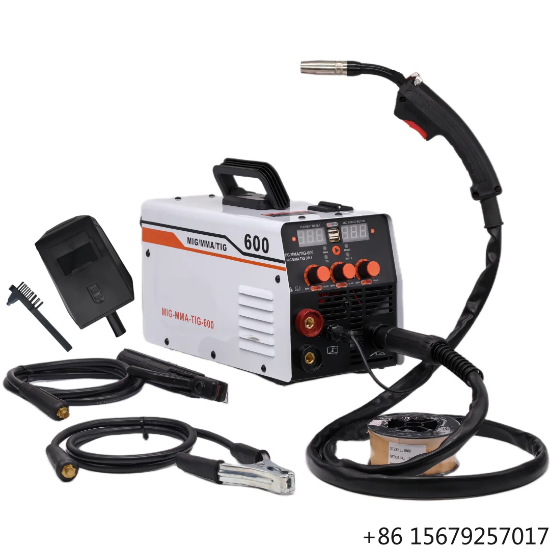 New Design 3-in-1 Welding Machine MIG/MMA/Lift-TIG Gas Free Mig  Welding Machine Window Hand Held Mig No Gas Welder 220V