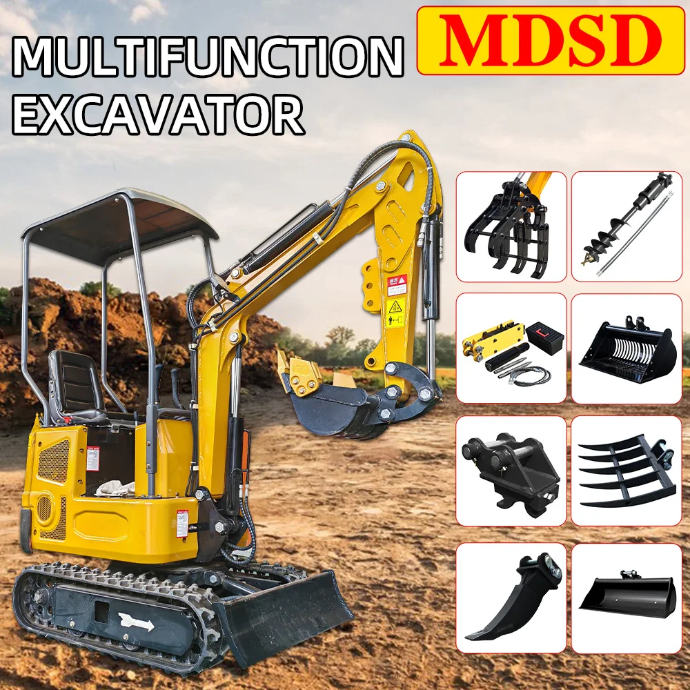 1.2 طن حفارة ديزل صغيرة 1.5 طن آلة حفر عالية الجودة 1.8 طن حفار زاحف صغير يورو 5 مبيعات المصنع مباشرة #5