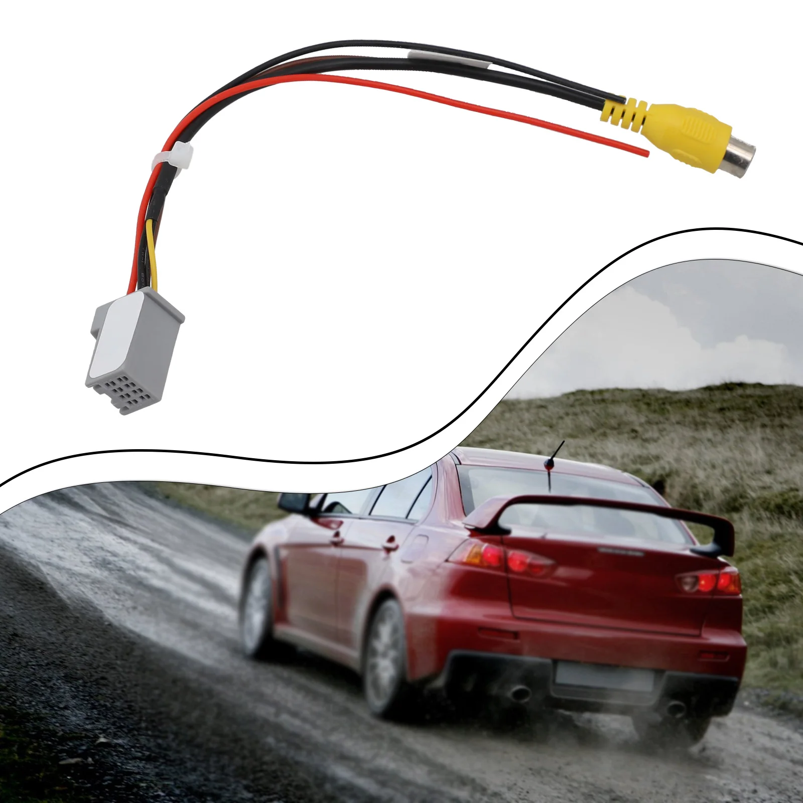 Light Brightness Car Parking Rear Camera Cable High Quality Reliable Installation Location Back Of Car Radio