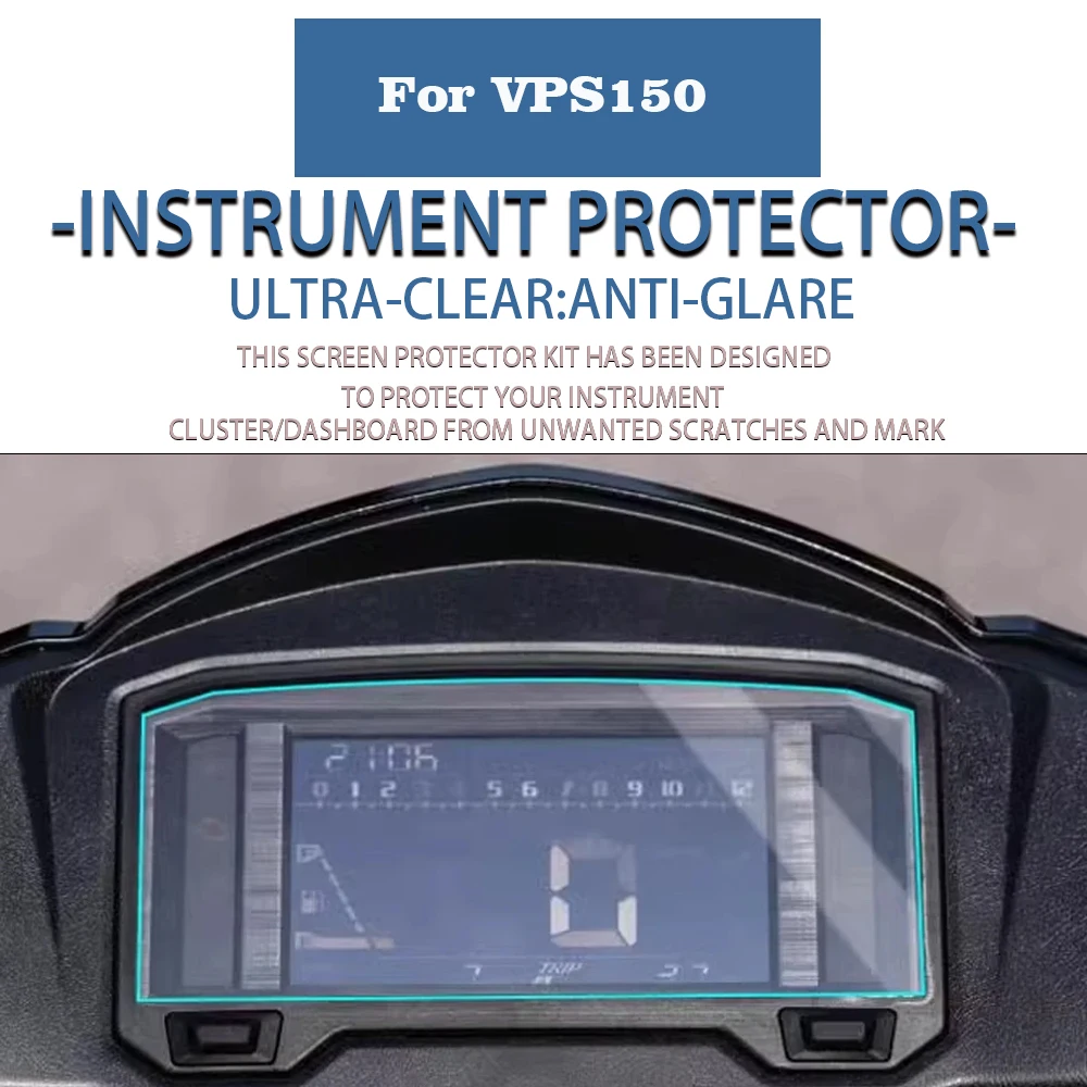 For DAYANG VPS150 Motorcycle Scratch Cluster Screen Dashboard Protection Instrument Film