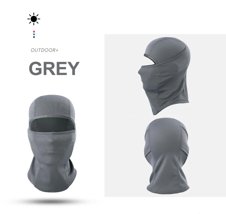 3 Teile/satz Unisex Sonnencreme Atmungsaktive Sturmhaube Hut Männer Radfahren Volle Gesicht Maske Outdoor Sport Angeln Laufen Wandern Skifahren Maske – Detail 10