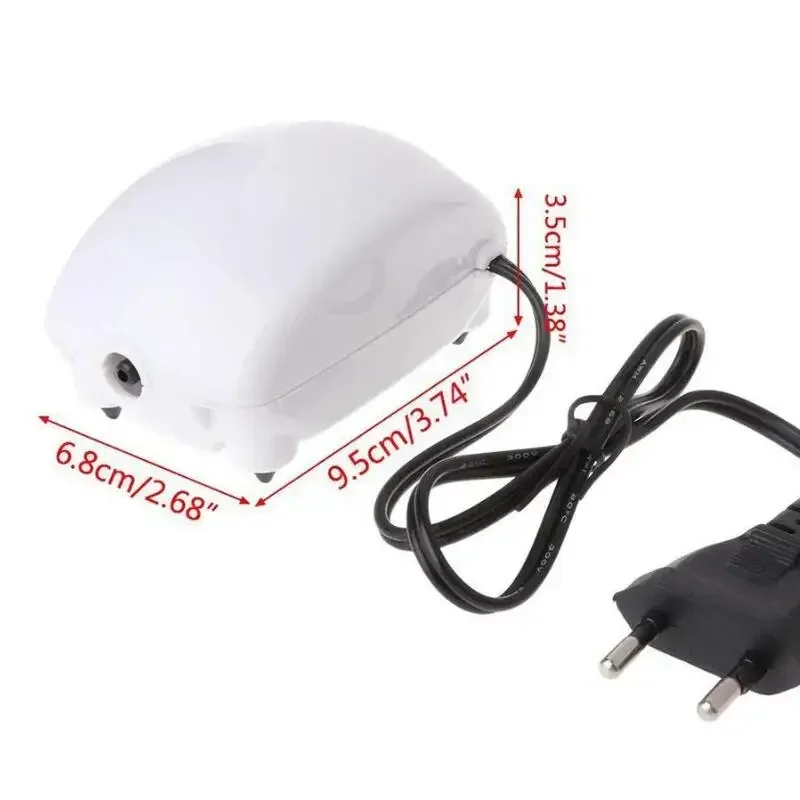 2.5W EU Plug Low Noise Efficient Aquarium  Air Pump  Fish Tank Silent Fish Filling Small Aeration Pump