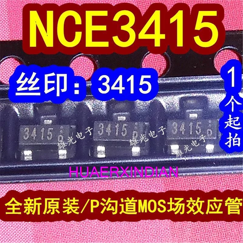 

10 шт. оригинальные NCE3415 3415 SOT23 P20V/4A MOS
