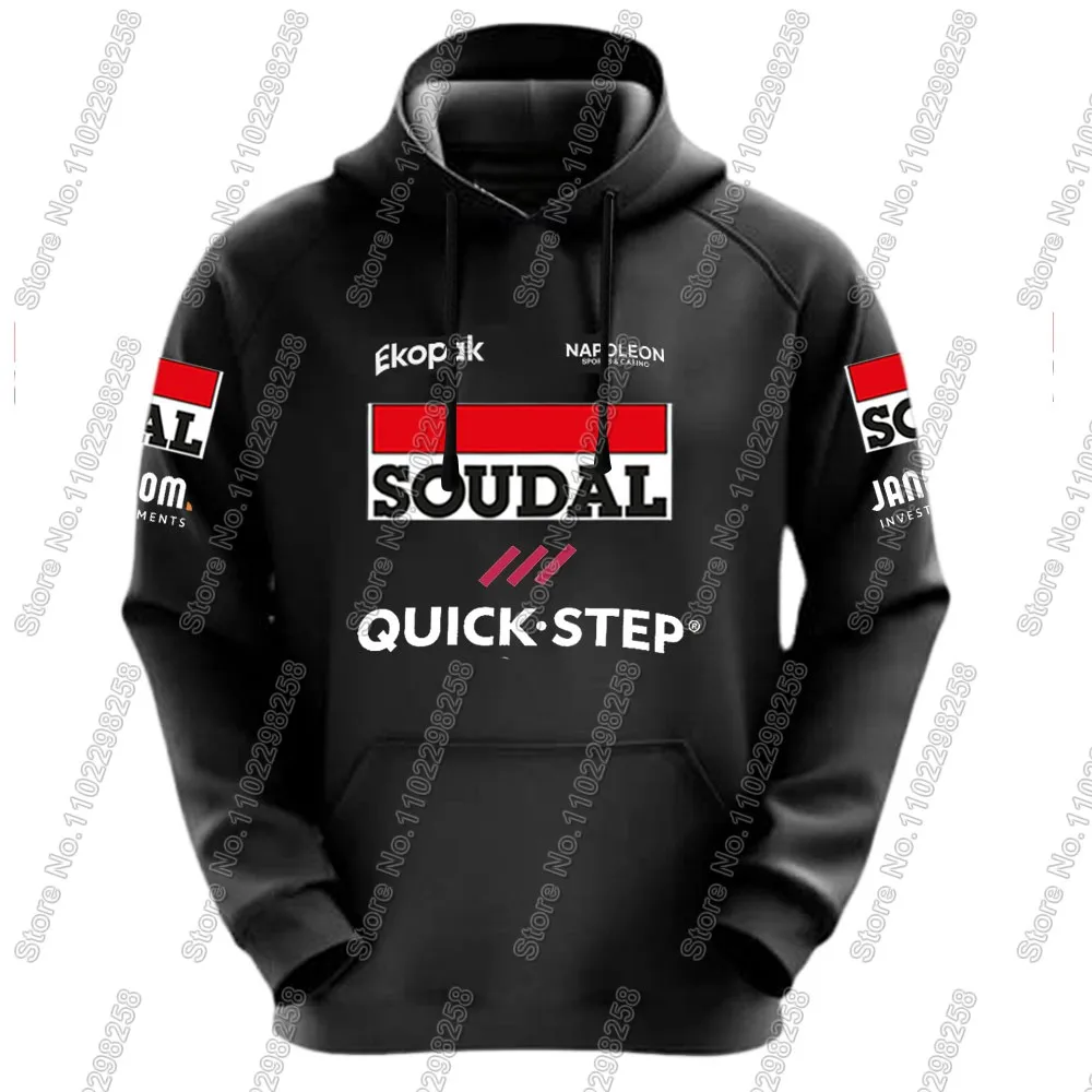 Belgium Soudal Quick Step 2025 Team Hoodie Men Casual Sweatshirt Winter Hoodies Cycling Clothing Hoody Streetwear Sportswear