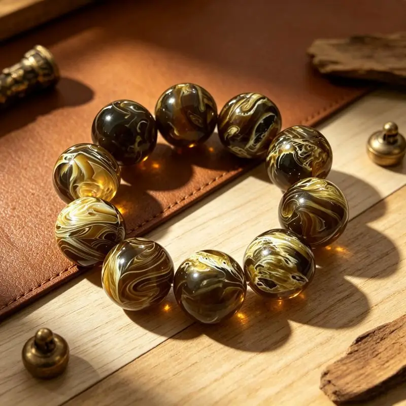 Exquisite Temperament Second-generation Beeswax Single-circle Bracelet, Suitable for Both Men and Women, Daily