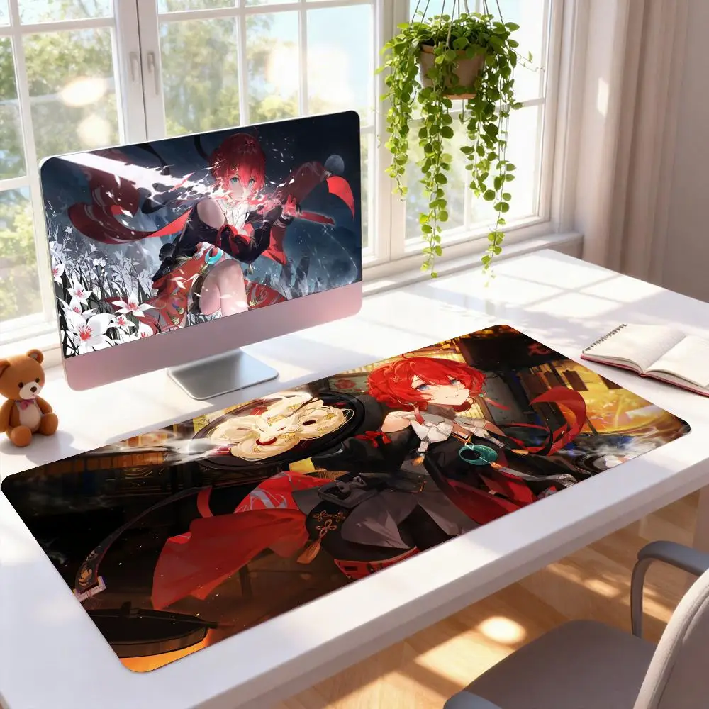 

Wuthering Waves Danjin коврик для мыши резиновый компьютерный ноутбук официальная игра супер цветной принт эстетический красивый модный роскошный коврик