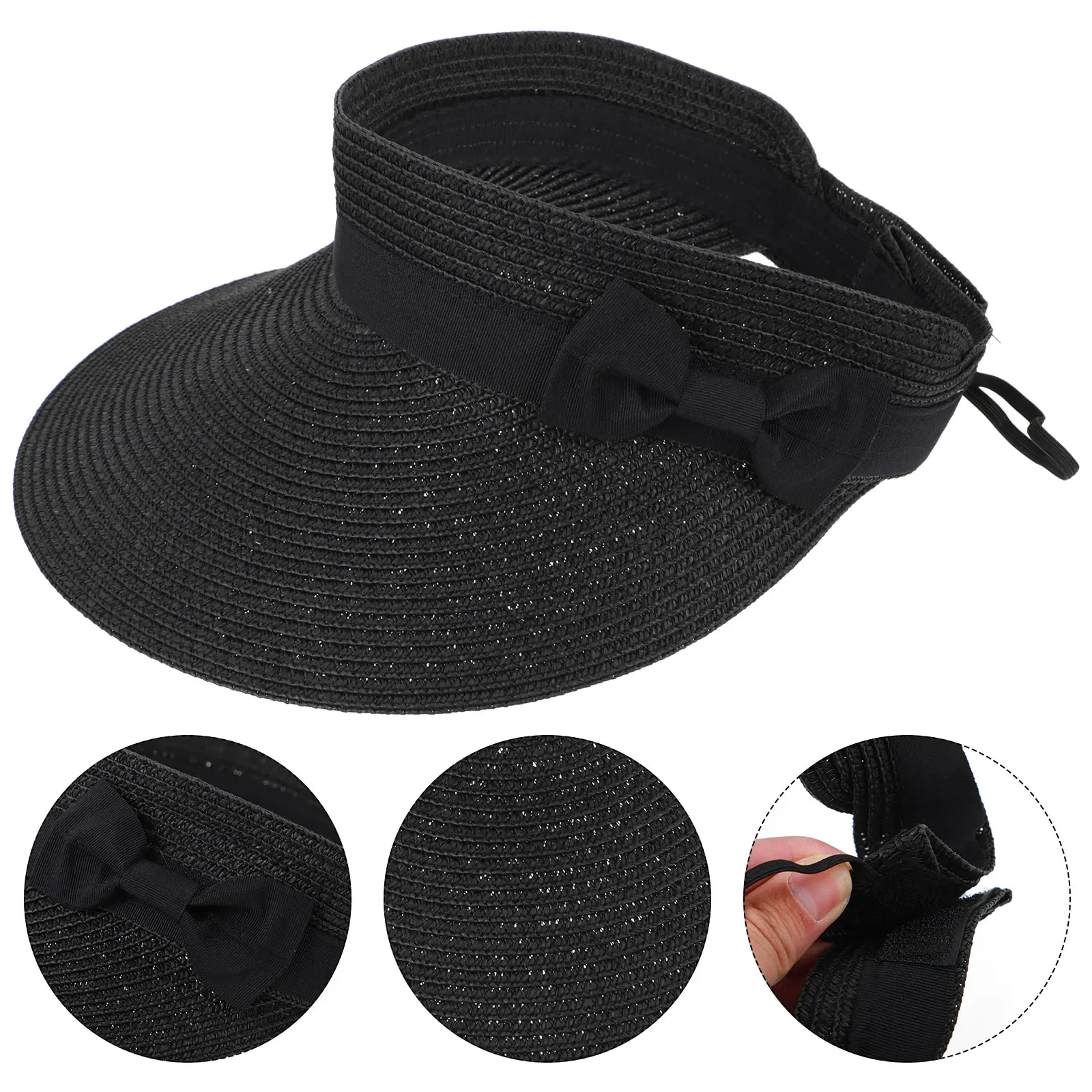

Summer Straw Hat Women Sun Protection Large Brim Fashion Breathable Outdoor Activities Woven Straw Lightweight Durable Comfort
