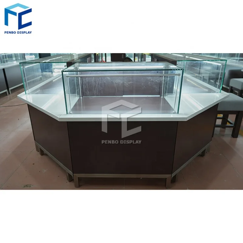 2025customized. retail fashion jewelry shop design counter jewelry store custom jewelry display showcase selling