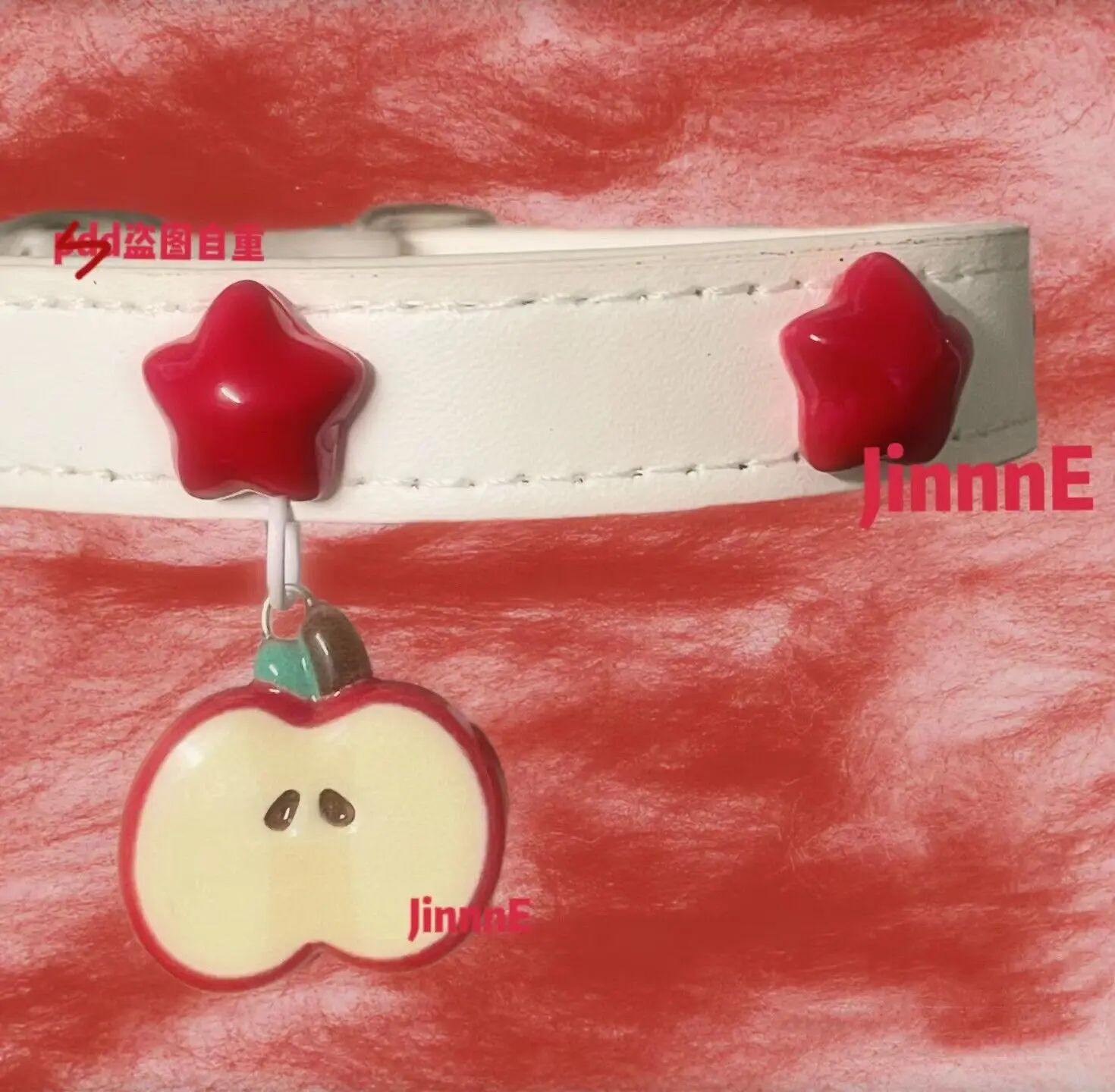 Love and Deepspace Caleb Pendant Necklace Choker Apple Cute Cosplay Enger Kragen Neck Amulet Collar Gift