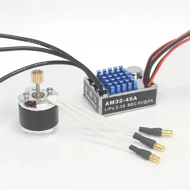 2322 2600KV فرش السيارات 45A موتور 7 قناة جهاز ريسيفر استقبال وإرسال 21G مجموعة معززة ل 1/12 RC سيارة MN82 MN99S MN168 MN78