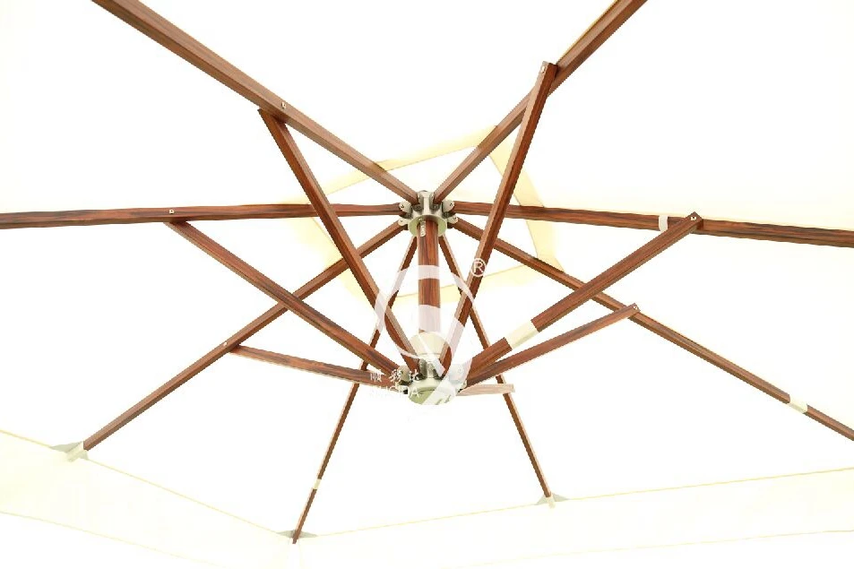 ATV&UTVLuxury Outdoor Square 3*3M Hanging Hard Wood Parasol Large Metal Parasol Stand Large Metal Parasol Stand