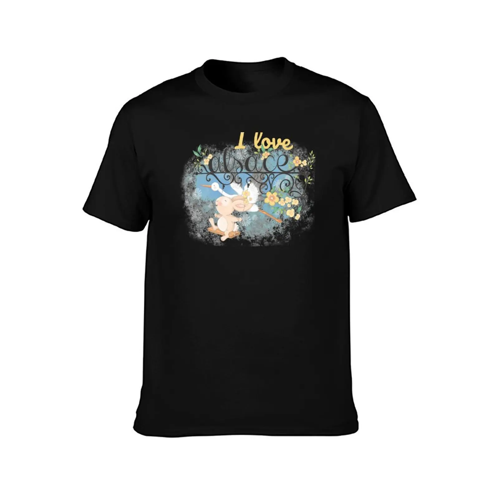 Flying high cause we're in Alsace T-Shirt Novelty Print Casual Tee Shirt T-Shirt