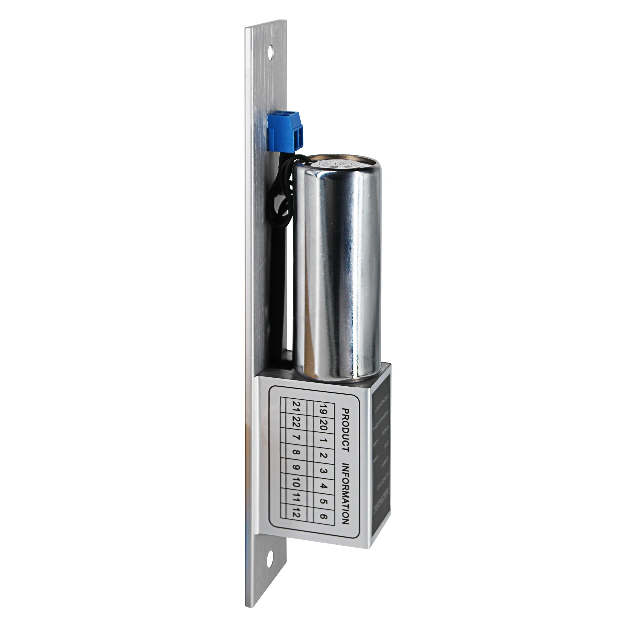 

High Quality Electric Bolt Lock Narrow Panel 2 Lines Fail Safe Locked When Energized for Door Access Control