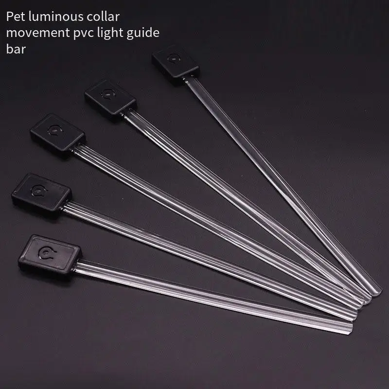 

Pvc light guide pet cat and dog luminous collar accessories movement LED collar luminous strip