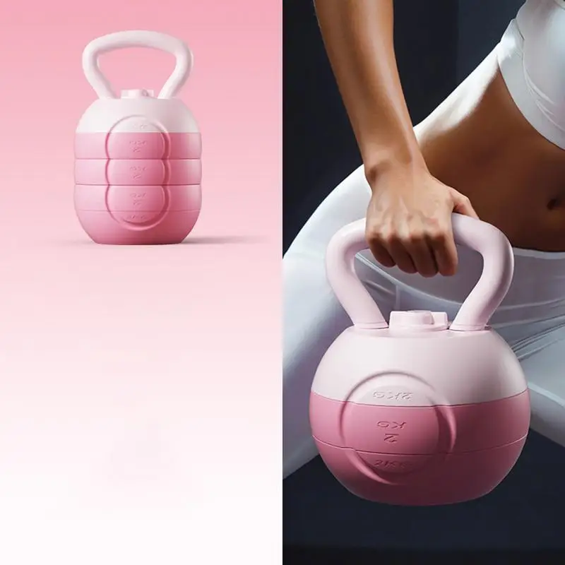 ﻿ 2/4/6/8/10kg Water Injection Kettlebell Yoga Fitness Exercise Equipments Soft Silicone Muscle Training Kettlebell