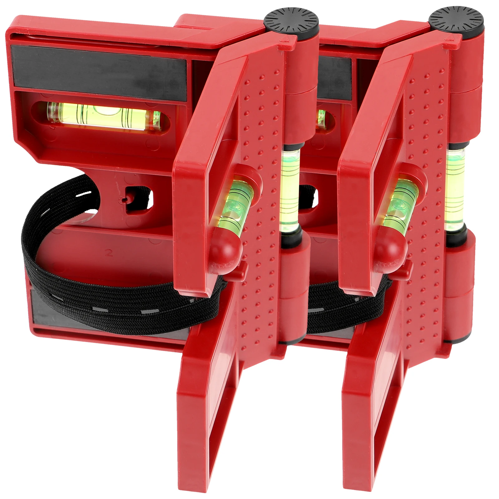 

2pcs Folding Angle Meter ABS Plastic Cross Check Level Bubble Tool Gauge Small Measuring Drawing Adjustable Protractor