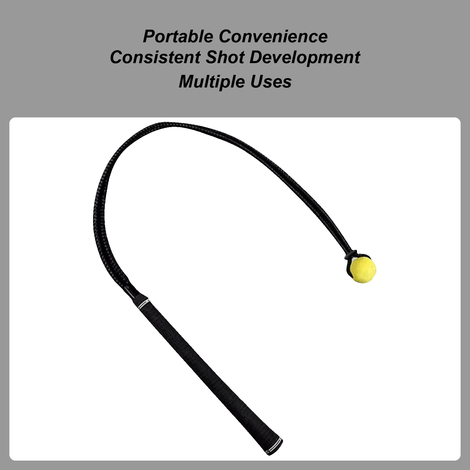 

Тренажер для качелей с веревкой для гольфа Тренажер для тренировки веревки для гольфа Улучшение скорости Регулируемый тренажер Оборудование для ритмической практики для гибкости