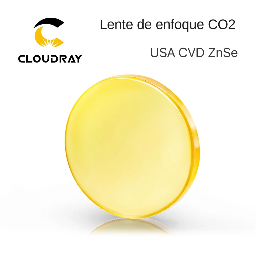 Lente de enfoque USA CVD ZnSe DIA 12 15 18 19,05 20 FL 38,1 50,8 63,5 76,2 101,6 127mm para máquina cortadora de grabado láser CO2