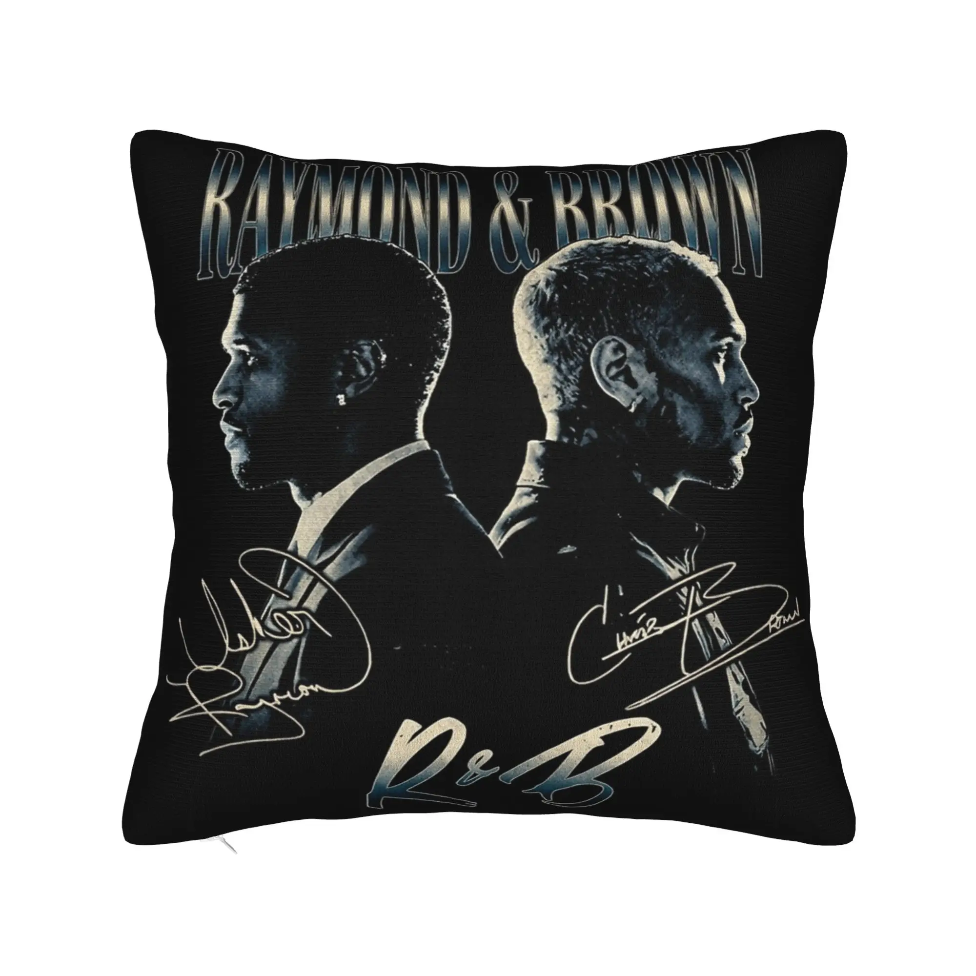 Chris Brown Usher R&B Tour 2026 Pillowcase Product Printing Cushion Cover Gift  Pillow Case Cover Home Multiple Sizes