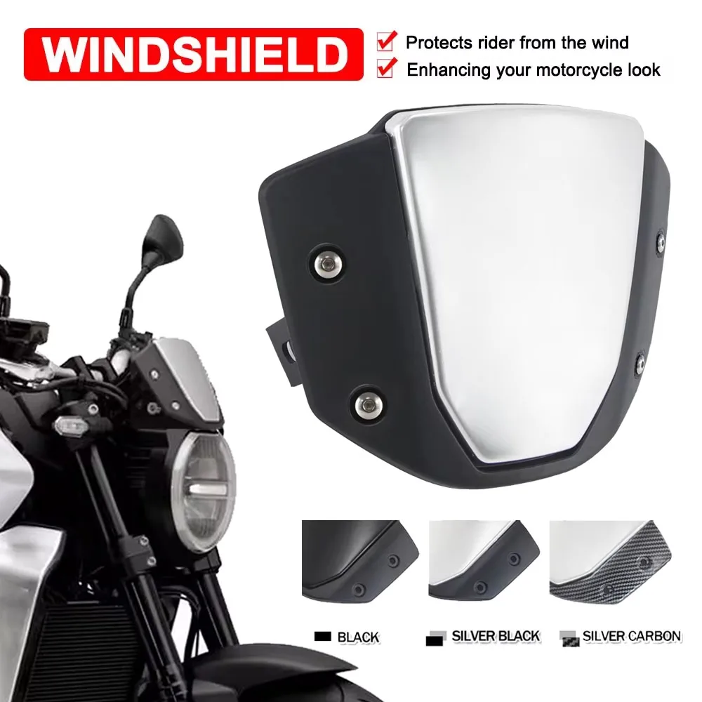 

cb650r Motorcycle Windshield For Honda CB650R 2019-2023 Sport Windscreen CB1000R 2018-2020 Front Wind Deflector Protector Cover