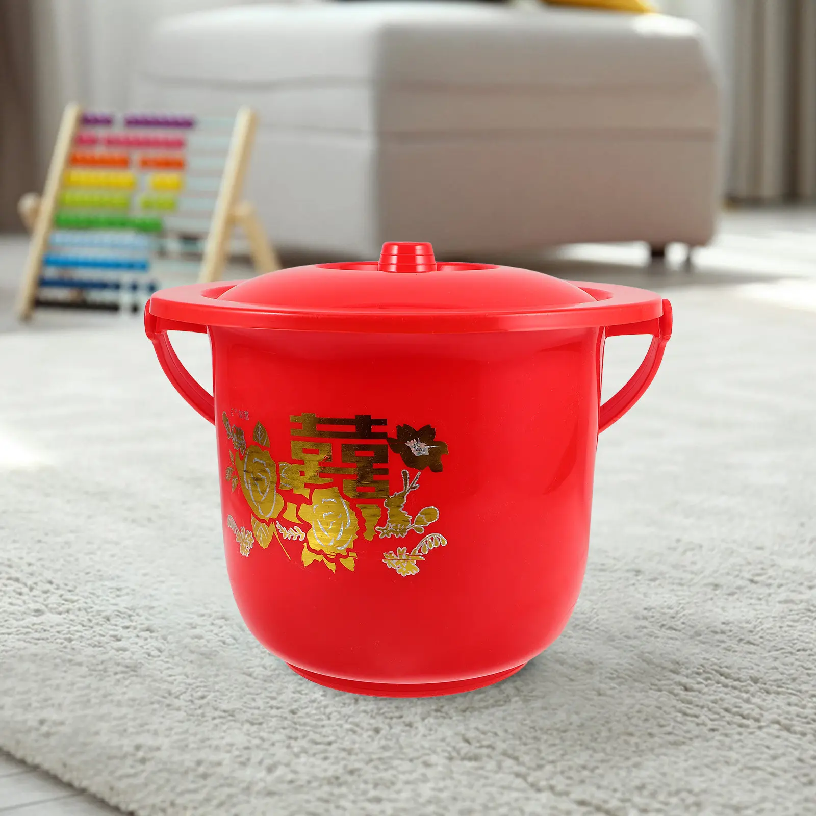 

Portable Commode Lightweight Bedside Toilet For Elderly Kids Night Use Outdoor Camping Travel Home Chamber Pot With Lid