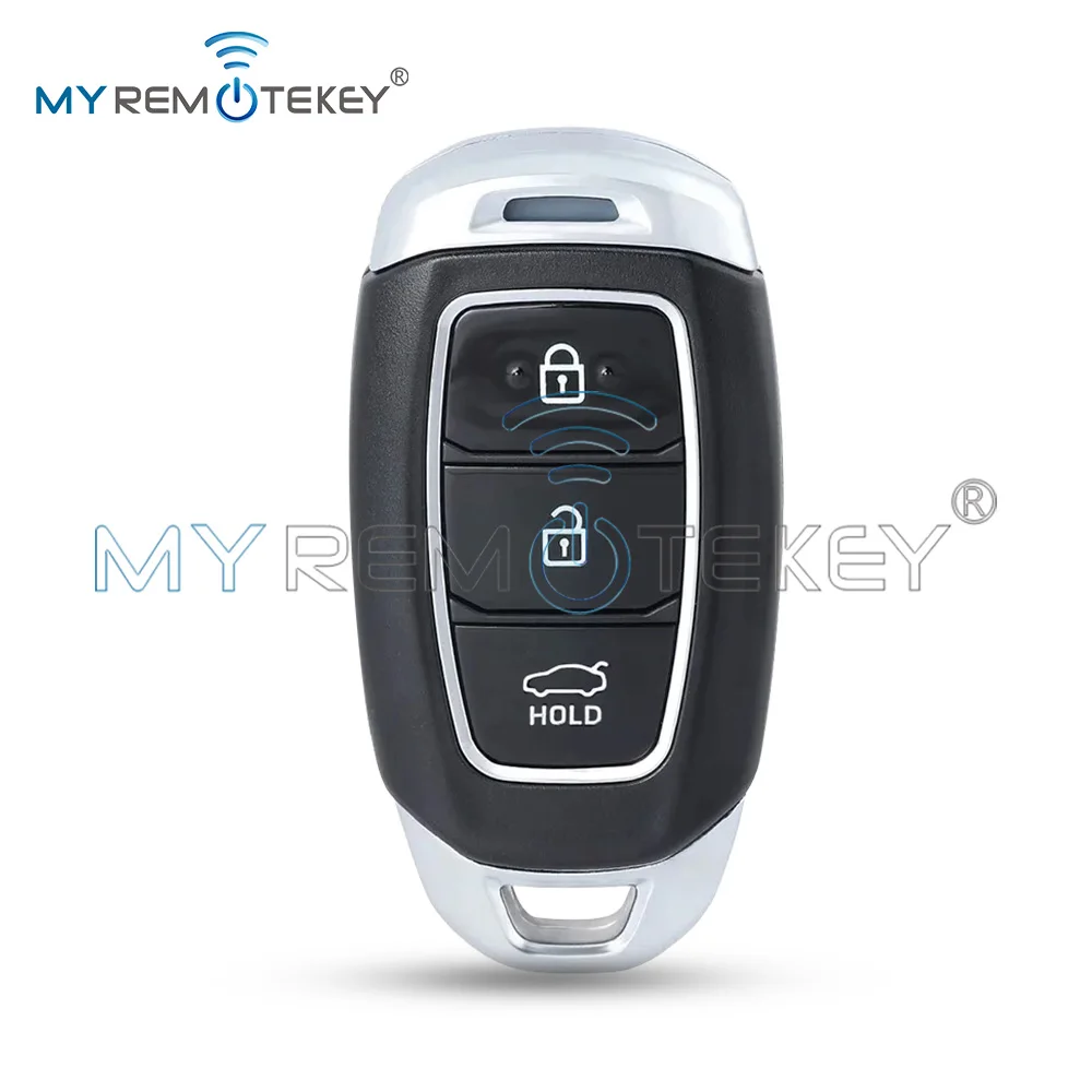 REMTEKEY Smart Key Shell 3 Button for Hyundai Accent 2018-2021 with Battery Holder