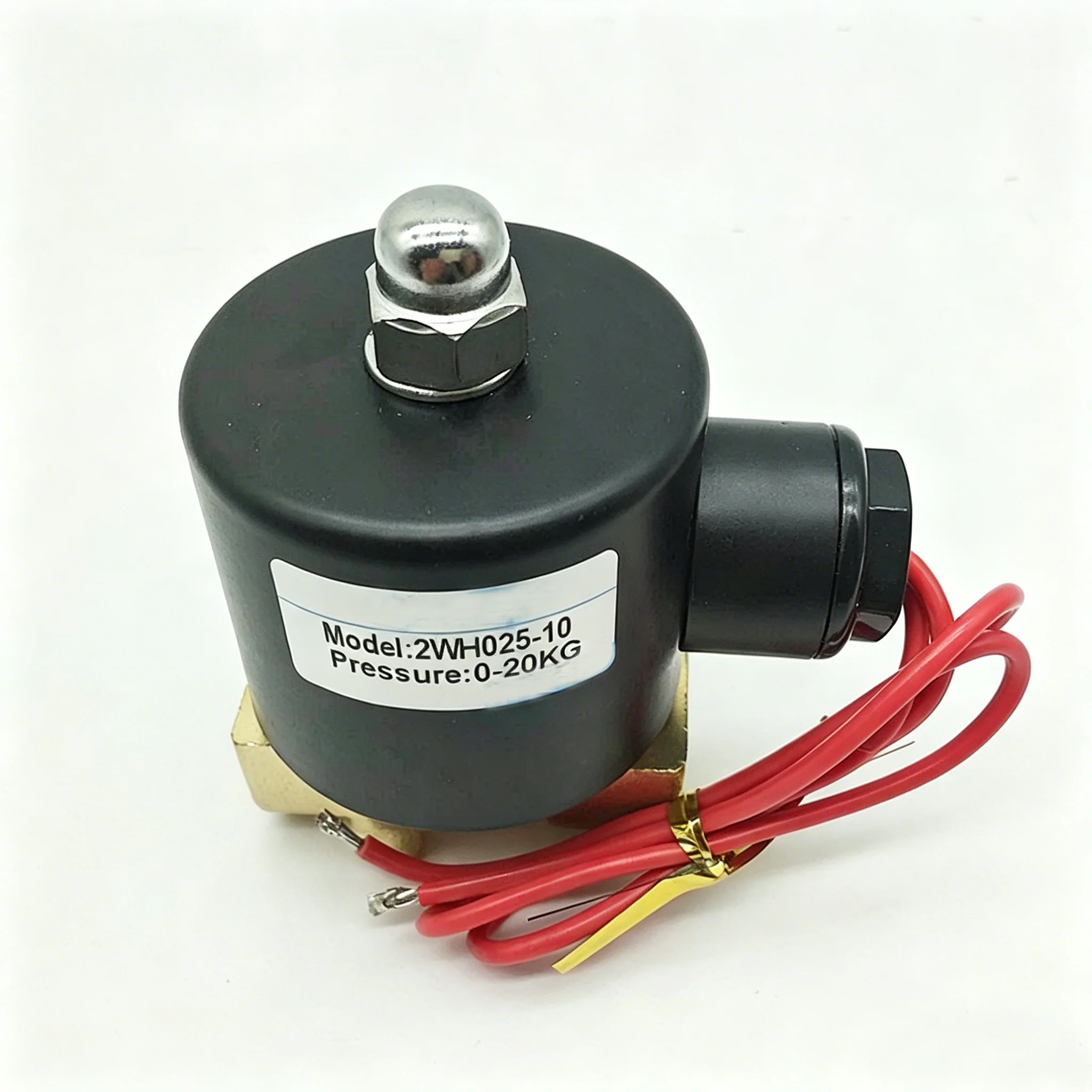High Pressure 0-20KG Methane Gas Fuel Propane 2Way NC Solenoid Valve 3/8