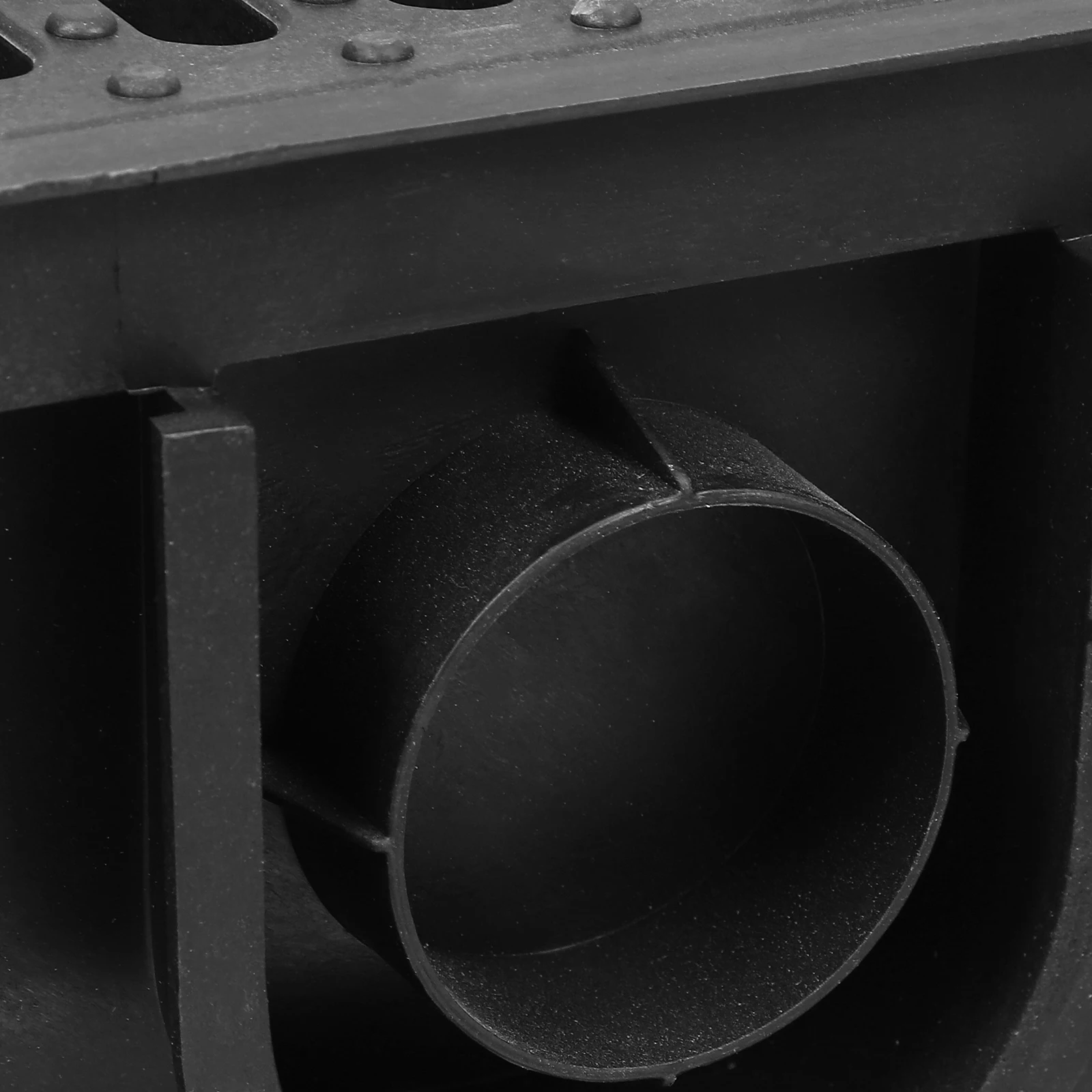 HDPE Resin Drainage Trench Channel Narrow Grate Metal Cover Plate Kitchen Bathroom Balcony Plastic Solution