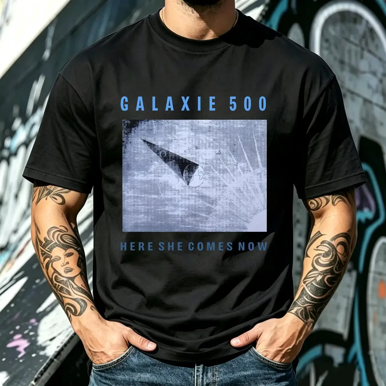 washed T Shirt Galaxie 500 Here She Comes Now albums All Size S To 5XL LL1981 long or short sleeves vintage Washed Stylish Soft