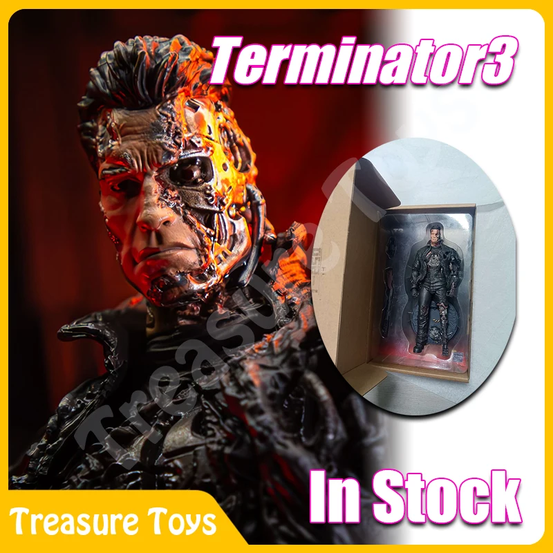 

В наличии Фигурка Терминатора 3 T-850 T-800 Cyberdyne Systems T-850 Battle Damaged Аниме Фигурка Модель Игрушки Подарки