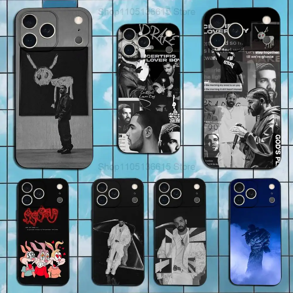 

Rapper D-Drake Cool Phone Case For iPhone 17,16,15,14,13,12,11,Plus,Pro Max,XS,X,XR,SE,Mini,8,7,Soft Silicone Black Cover