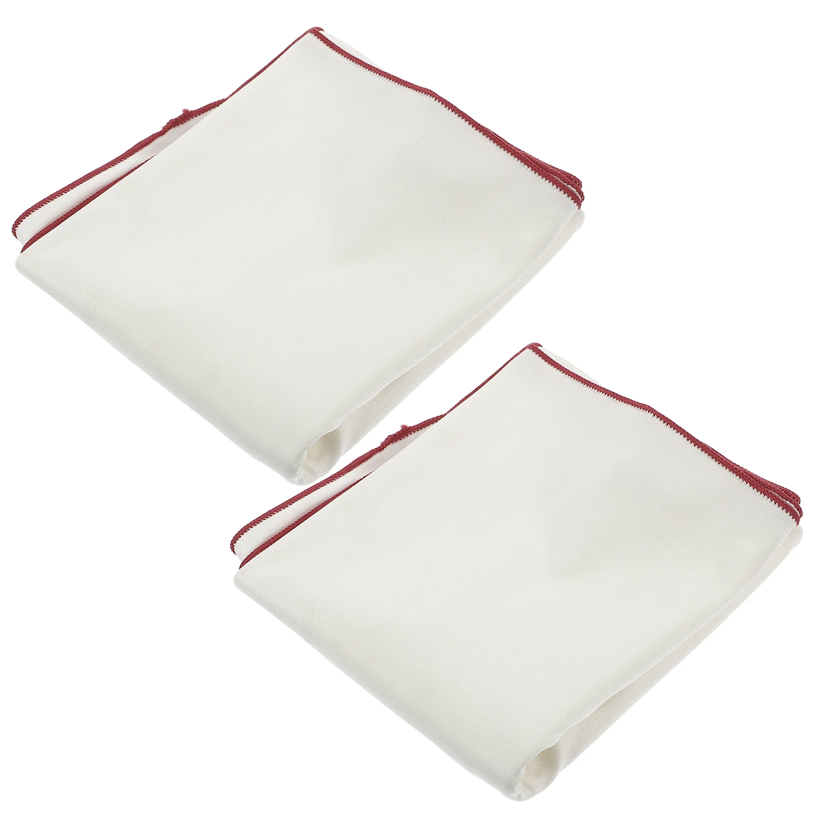 

2pcs Wine Glass Polishing Microfiber Glass Cleaning Cloth Ultra Absorbent Reusable For Kitchen Bar Hotel Glassware Household