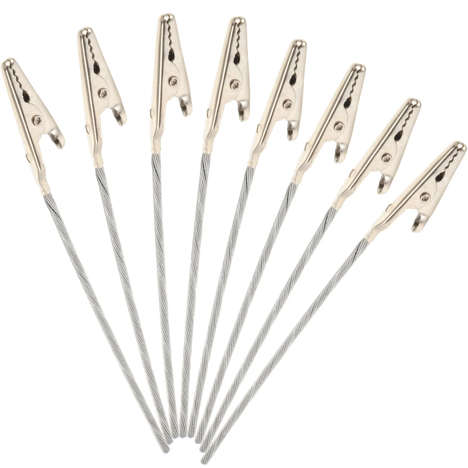 

50Pcs Alligator Clamp Photo Clip Holder DIY Craft Clips for Home Office School Decor Metal Wire Alligator Clamp