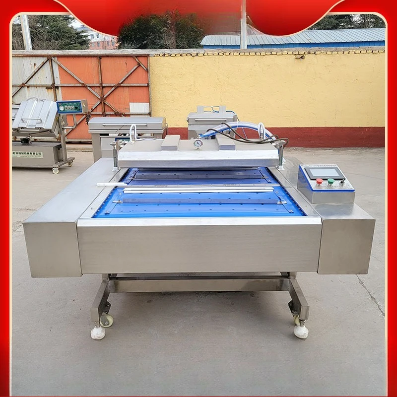 Corn dried fruit rolling vacuum packaging machine, cooked duck goods vacuum sealing machine