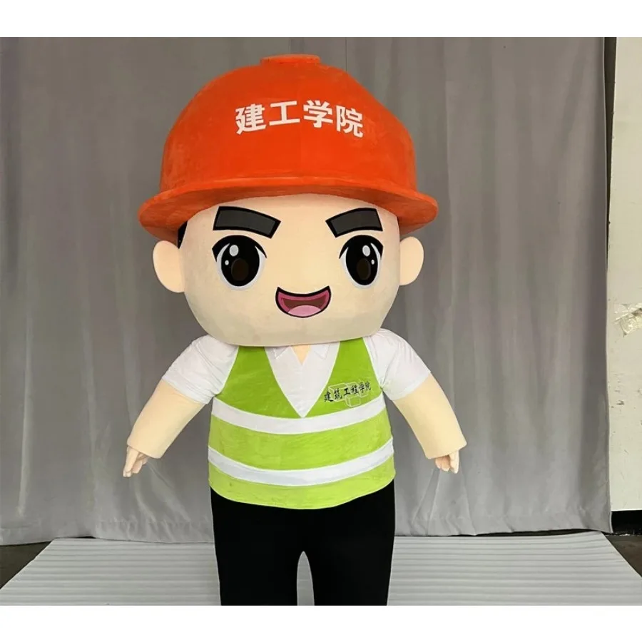 Engineer cartoon doll clothing line construction worker doll props