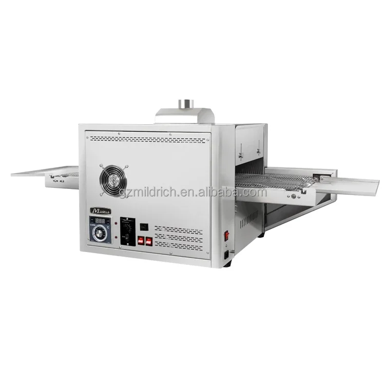 High Efficiency Bakery Equipments/Bread Making hine 18inches Coneyor Pizza Oen for Sale