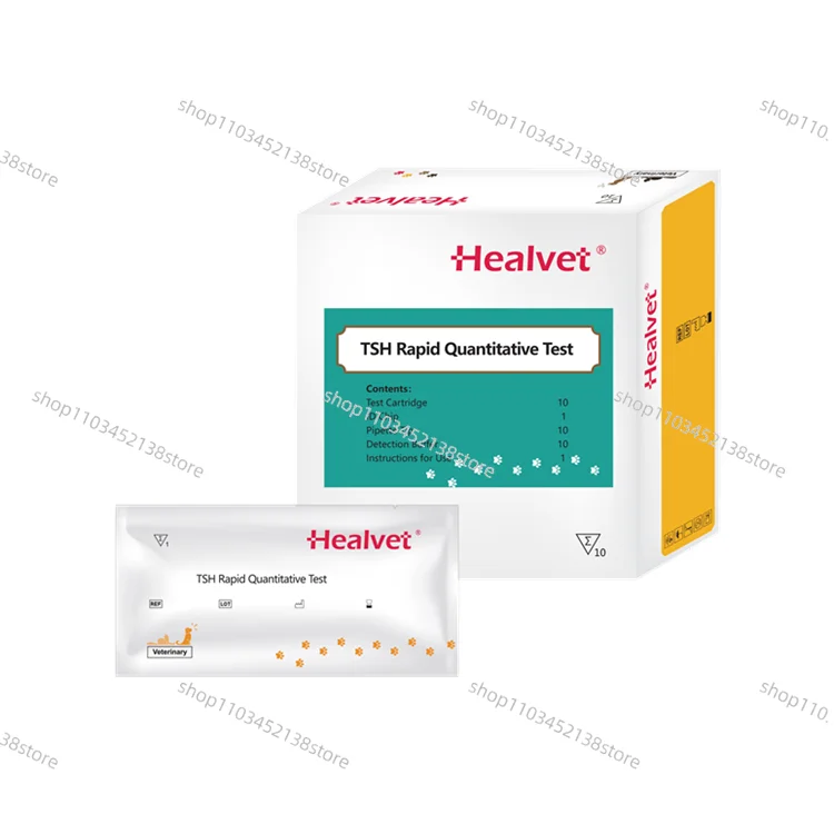 4 packs of progesterone and 3 packs of T4 (thyroxine) test for healvet analyzer