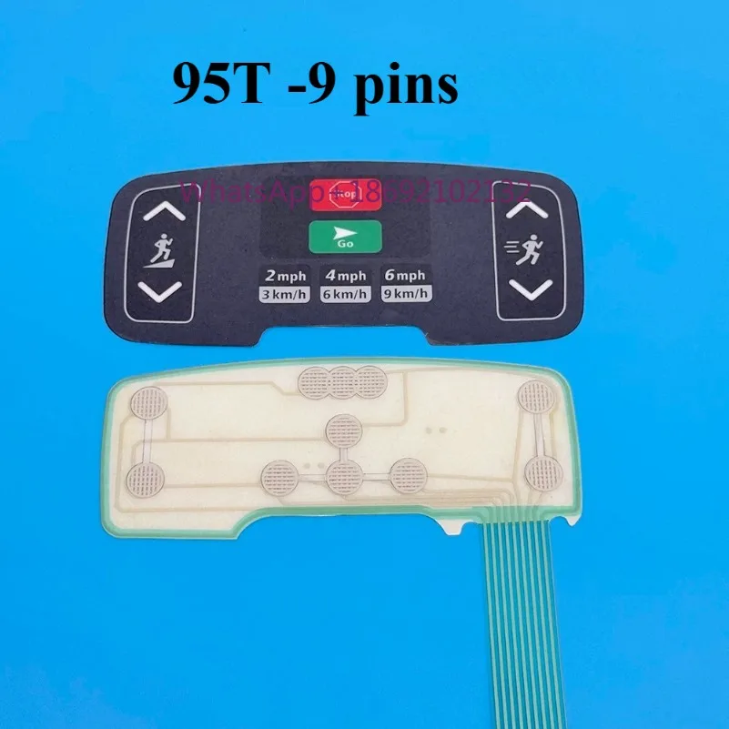 Treadmill keyboard for Life fitness 95TE A95T S3 Quick Start Stop Button Console panel Membrane switch Tredamill button Parts