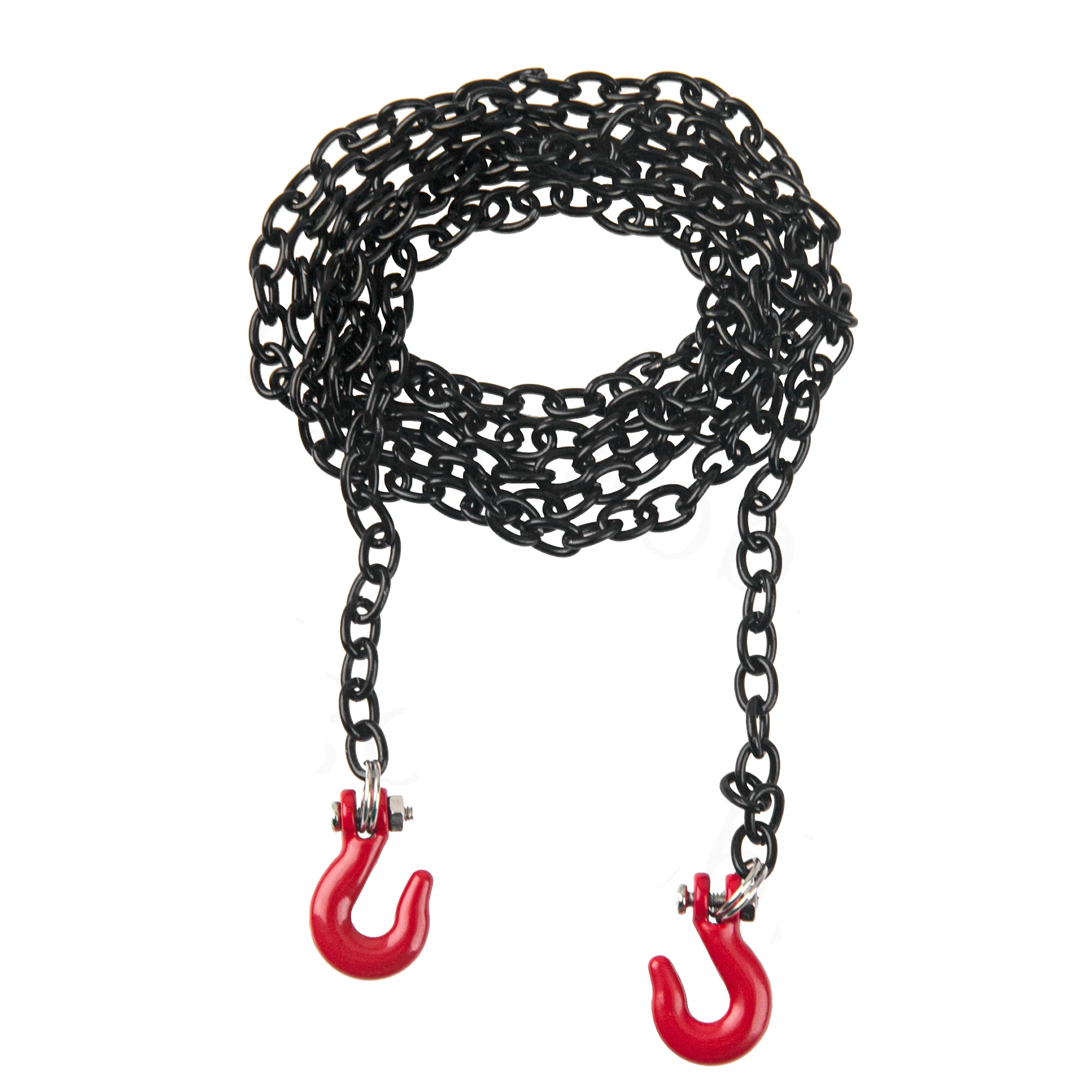 Crochet de remorquage de sauvetage simulé en métal sur chenilles Rc, chaîne de corde de remorquage 1/10 Traxxas Trx4 Defender Ford Mustang Axial Sc10 90046