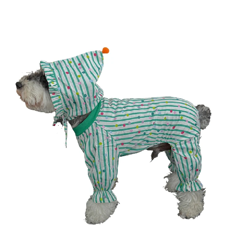 

Summer Dog Jumpsuit Hat Yorkie Shih Tzu Maltese Pomeranian Bichon Poodle Schnauzer Clothing Puppy Small Dog Costume Pet Apparel