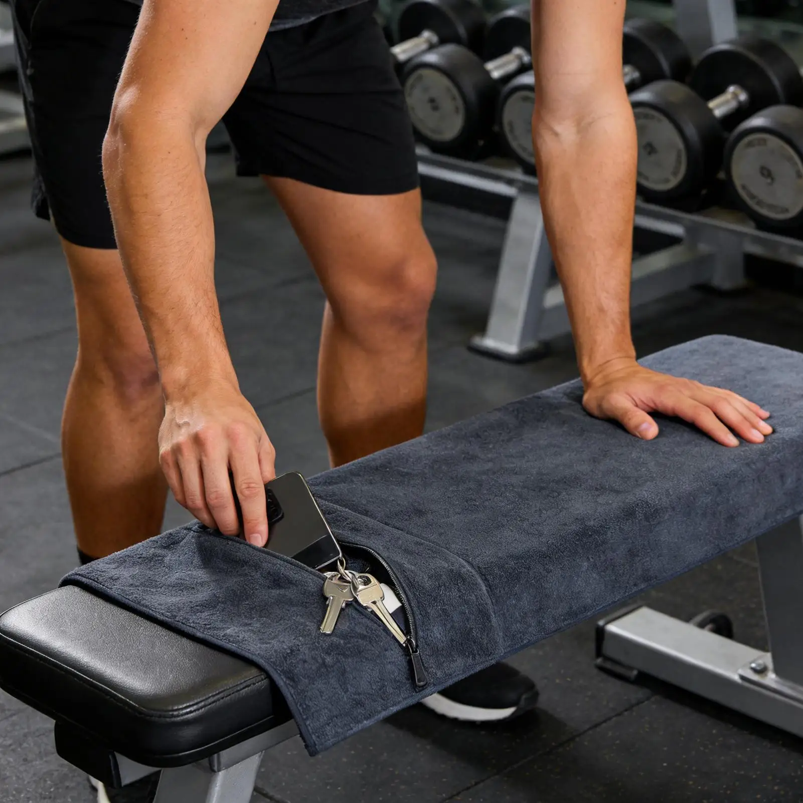 

Portable Gym Yoga Towel with Bag, 50x120cm Super-Absorbent and Quick Drying Soft Microfiber Towels Portable Sports Towel