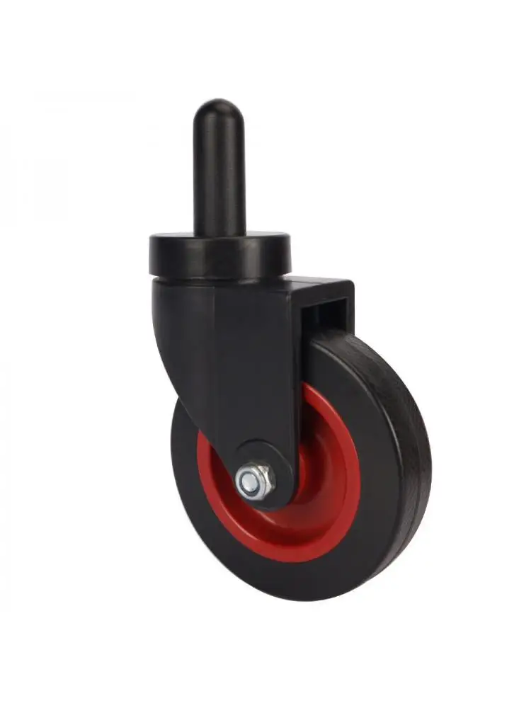 4 Pcs/Lot 3 Inch Pole Inserted Pvc Full Plastic Caster, Universal Wheel Press Water Vehicle, Cleaning Pier,