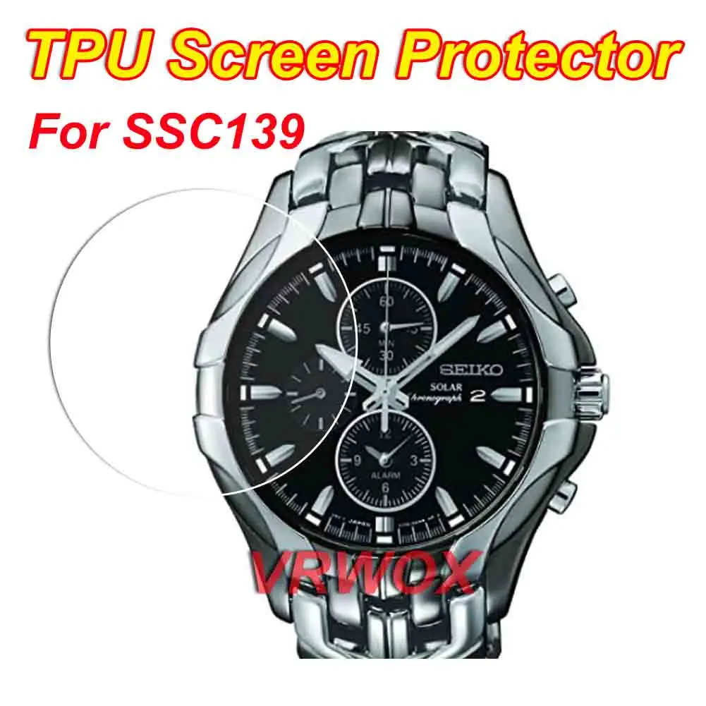 

3Pcs For SSC139 SSG009 SSG010 SSG021 TPU Nano Screen Protector For Seiko Watch Screen Guard Film