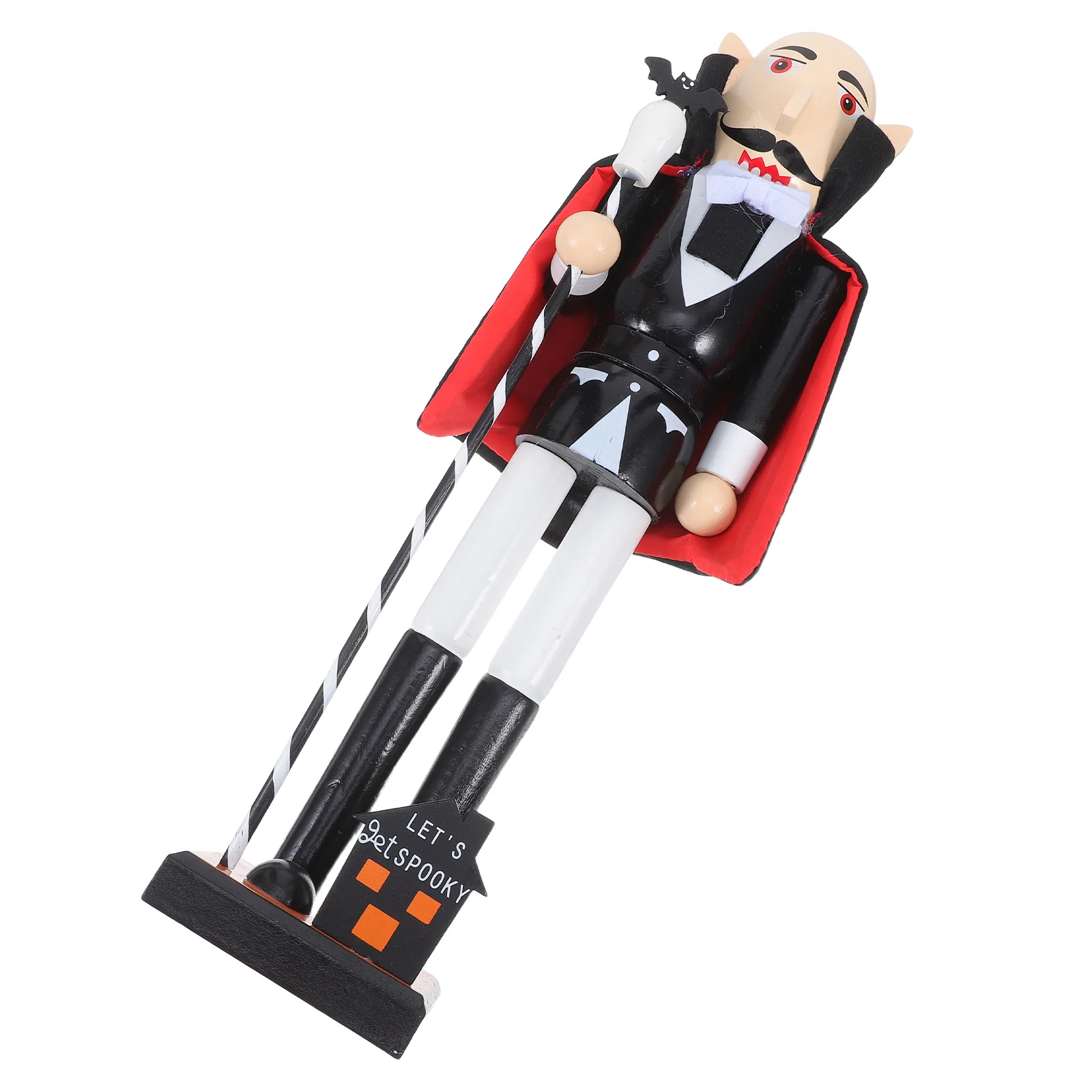 

Halloween Nutcracker Ornament Party Supplies Wood Action Figures Centerpiece Decorations Indoor