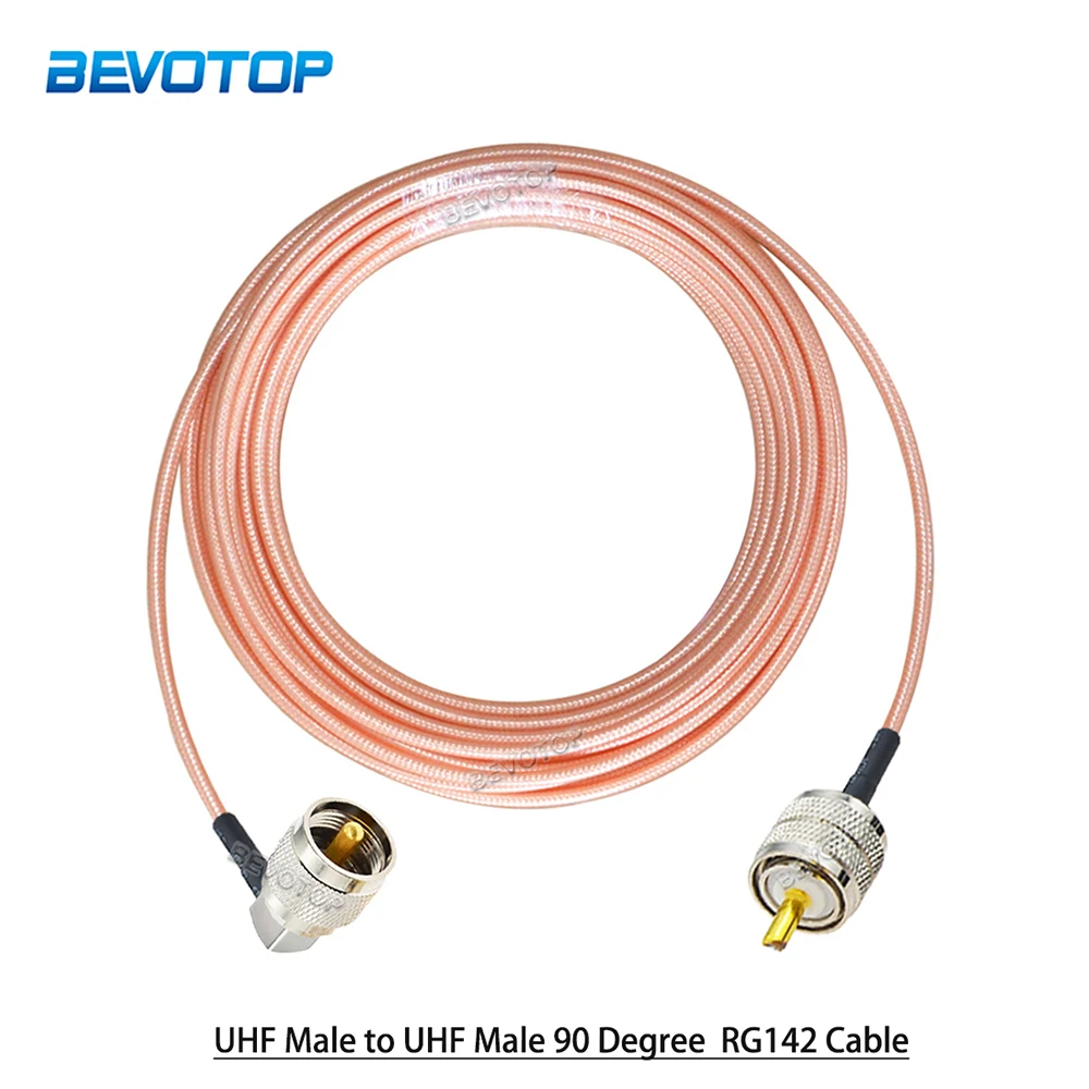 

PL259 UHF Male to UHF Male Connector RG142 50-3 Low Loss Double Shielded Cable RF Coaxial Pigtail Jumper Adapter 15cm-20m