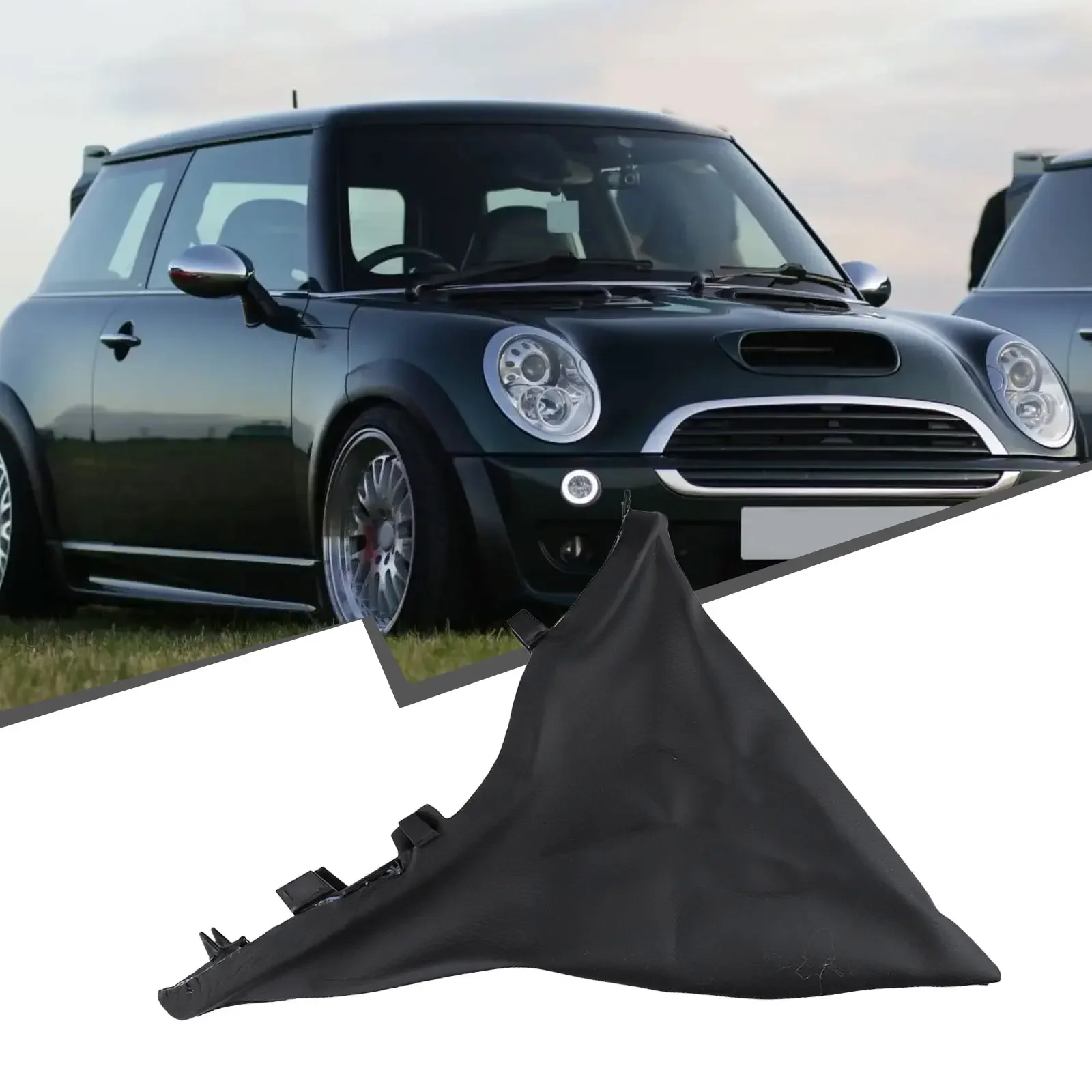 Car Anti Slip Parking Hand Brake Gaiter Cover For BMW For Mini Cooper R50 01-08 High Quality Handbrake Sleeve Cover Car Part