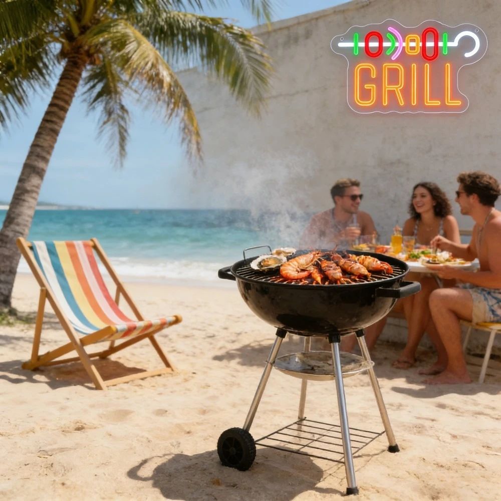 Letreiro de Neon para Churrasq - Commercial Kitchen Grill avaliação e preço