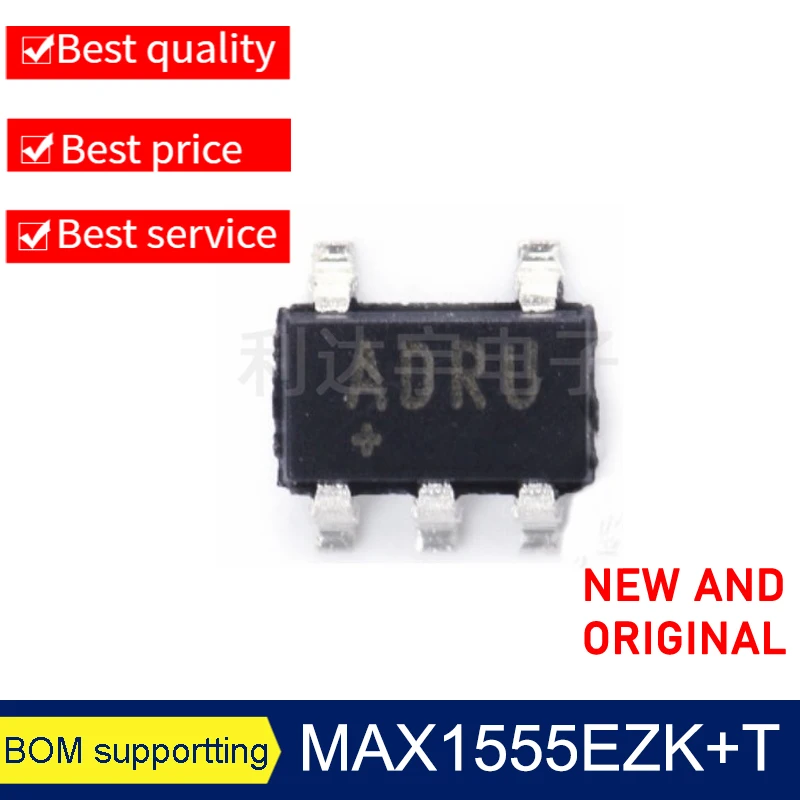 5PCS Oringinal MAX1555EZK+T MAX1555EZK SOT23-5 Marking ADRU CHIP IC